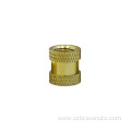 Customized OEM M2 brass knurled insert nut